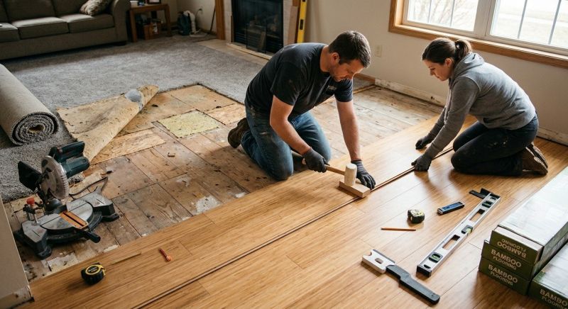 Bamboo Flooring Installation in Waukesha, WI