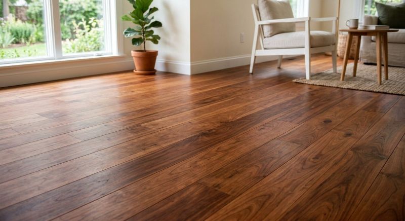 Cherry Floor Installation in Jackson, WI