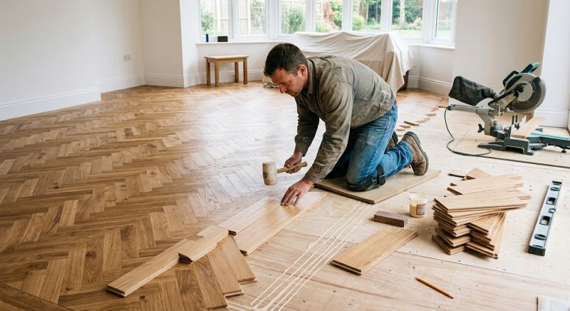 Hardwood Floor Installation in Colgate, WI