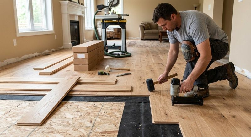 Hardwood Floor Installation in Waukesha, WI