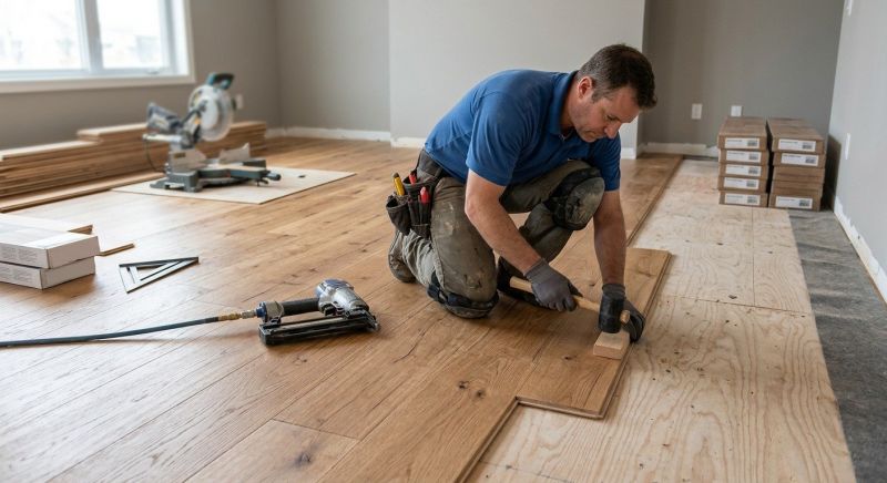 Hardwood Floor Installation in Milwaukee, WI