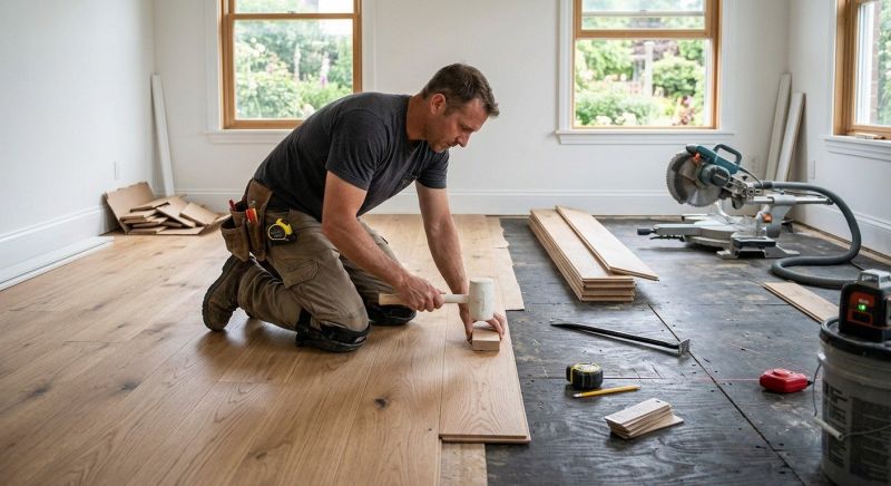 Hardwood Floor Installation in Muskego, WI
