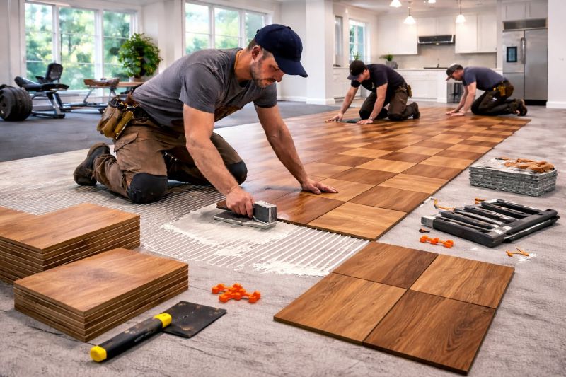 Hardwood Floor Installation in Oak Creek, WI