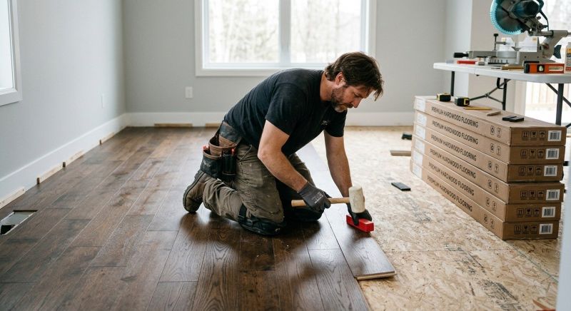Hardwood Floor Installation in Slinger, WI