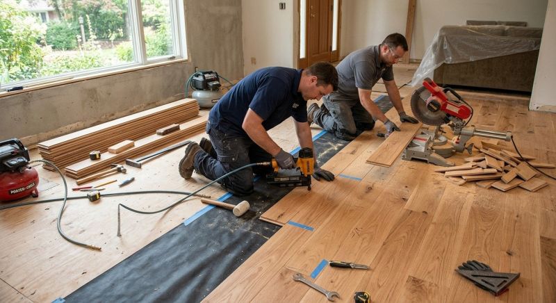 Hardwood Floor Installation in Union Grove, WI