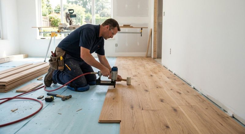 Hardwood Floor Installation in Union Grove, WI