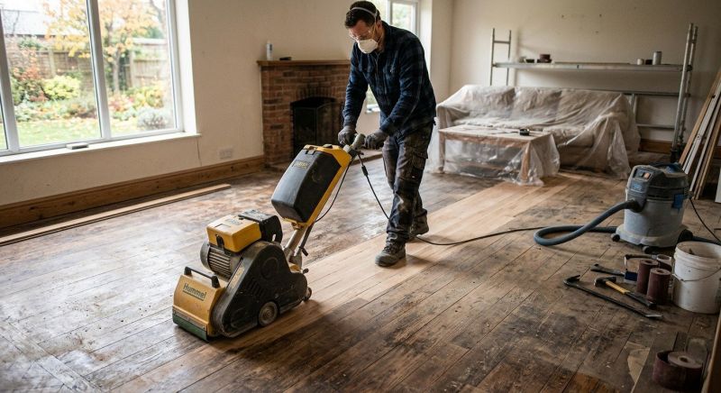 Hardwood Floor Renovation in Waukesha, WI