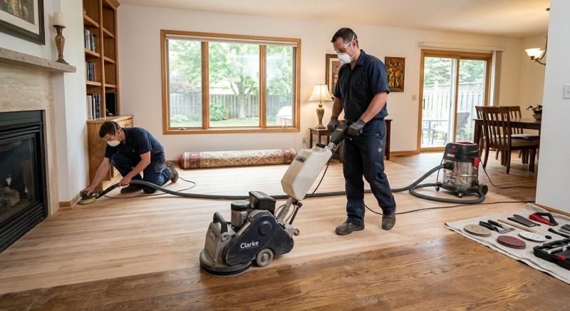 Hardwood Floor Renovation in Waukesha, WI