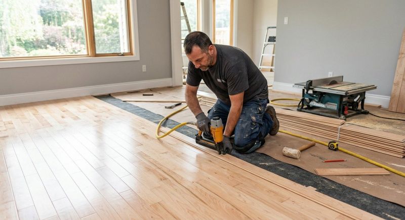 Maple Flooring Installation in Mukwonago, WI