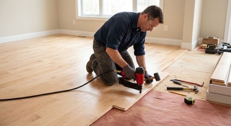 Maple Flooring Installation in Muskego, WI