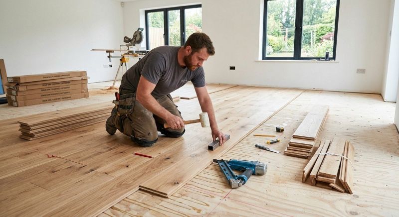 Oak Floor Installation in East Troy, WI