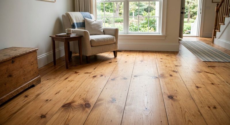 Pine Floor Installation in Waukesha, WI