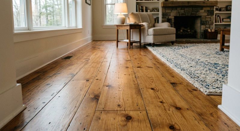 Pine Floor Installation in Waukesha, WI