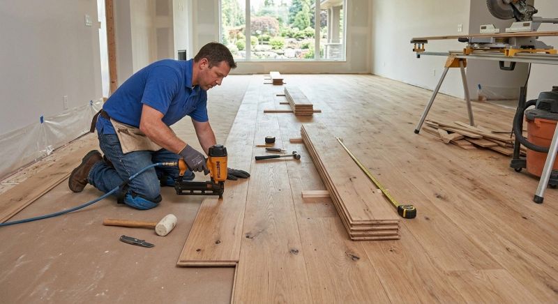 Plank Floor Installation in Waukesha, WI