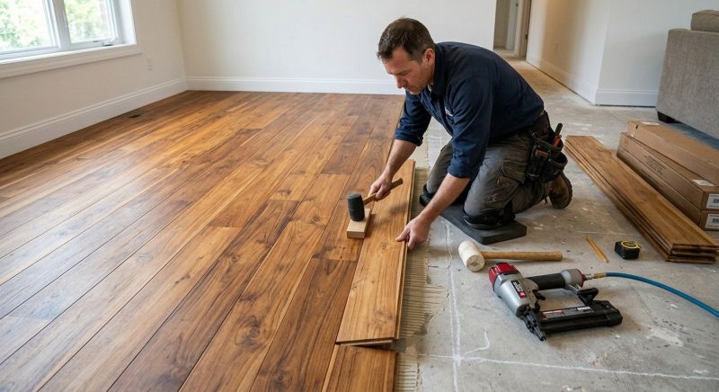 Teak Flooring Installation in Waukesha, WI