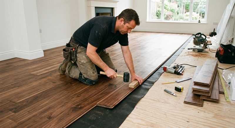 Walnut Flooring Installation in Waukesha, WI