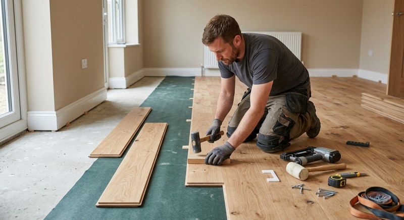 Wood Floor Replacement in Delafield, WI