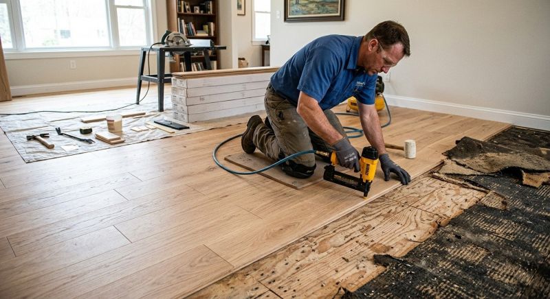 Wood Floor Replacement in East Troy, WI
