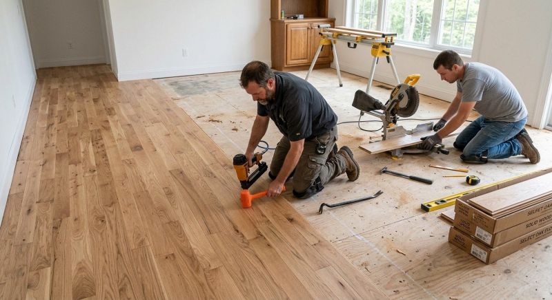 Wood Floor Replacement in East Troy, WI