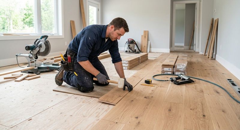 Wood Floor Replacement in Greendale, WI